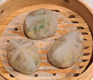 H07. Chao Style Dumpling $11.00 Steamed dumplings filled with peanuts, jicama, shiitake mushrooms, celery, dry tofu, corn, scallion, and cilantro