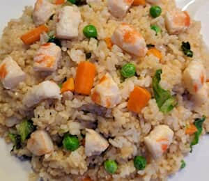 5. Vegan Shrimp Fried Rice $18.00