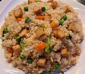 3. Vegan Chicken Fried Rice $17.00