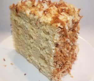 06. Toasted Coconut Layer Cake $12.00