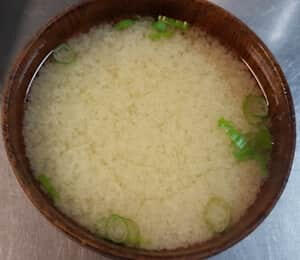 01. Miso Soup $6.00 Miso soup with mushrooms, seaweed, tofu, and scallions